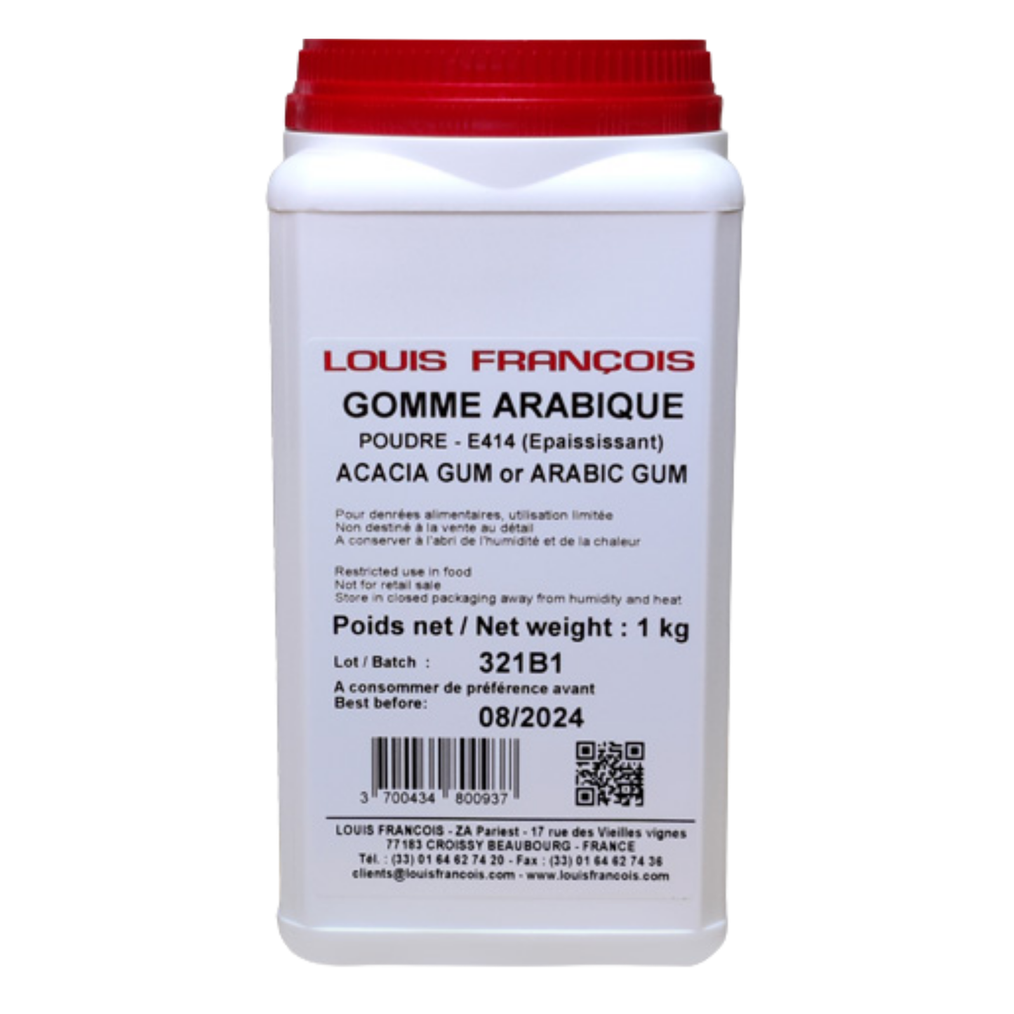 Louis François Acacia Gum (Arabic Gum) – 1kg