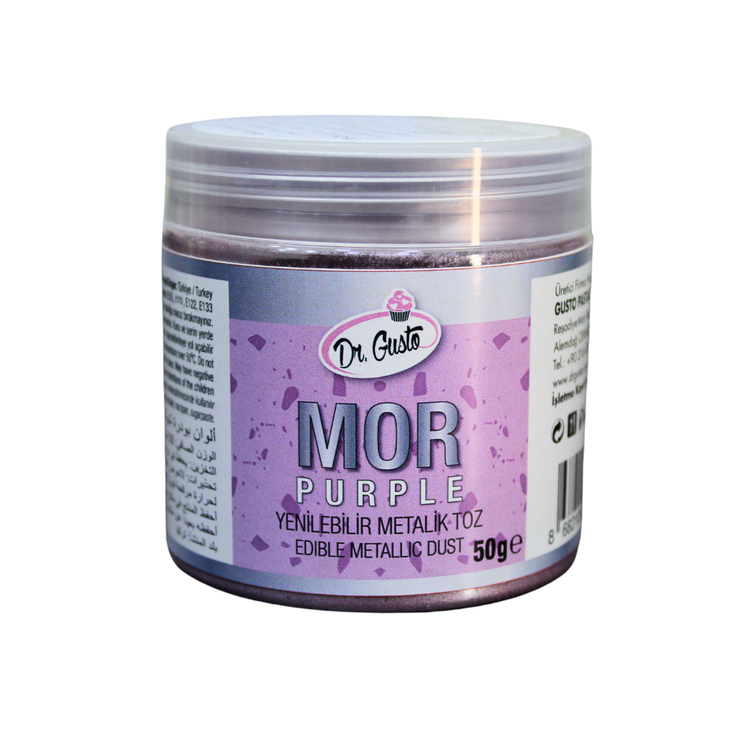 Dr. Gusto Edible Metallic Dust – Purple (50g)