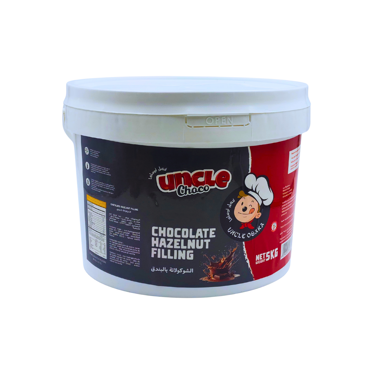 Uncle Choco Chocolate Hazelnut Filling – 5kg