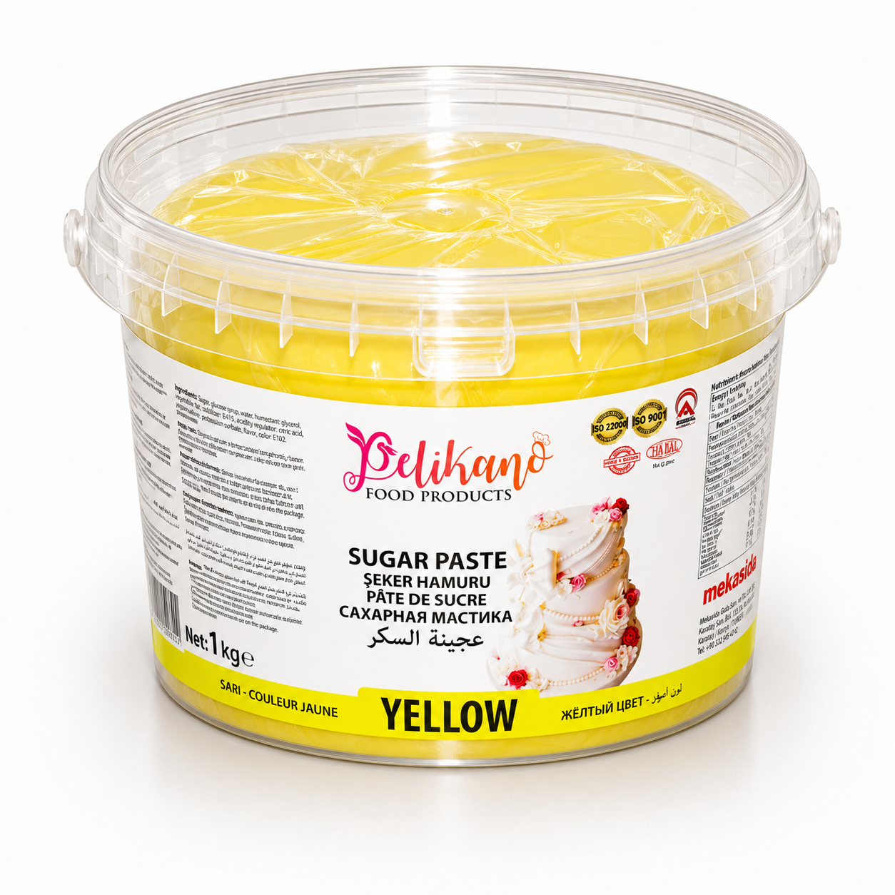 Pelikano Yellow Sugar Paste – 1kg