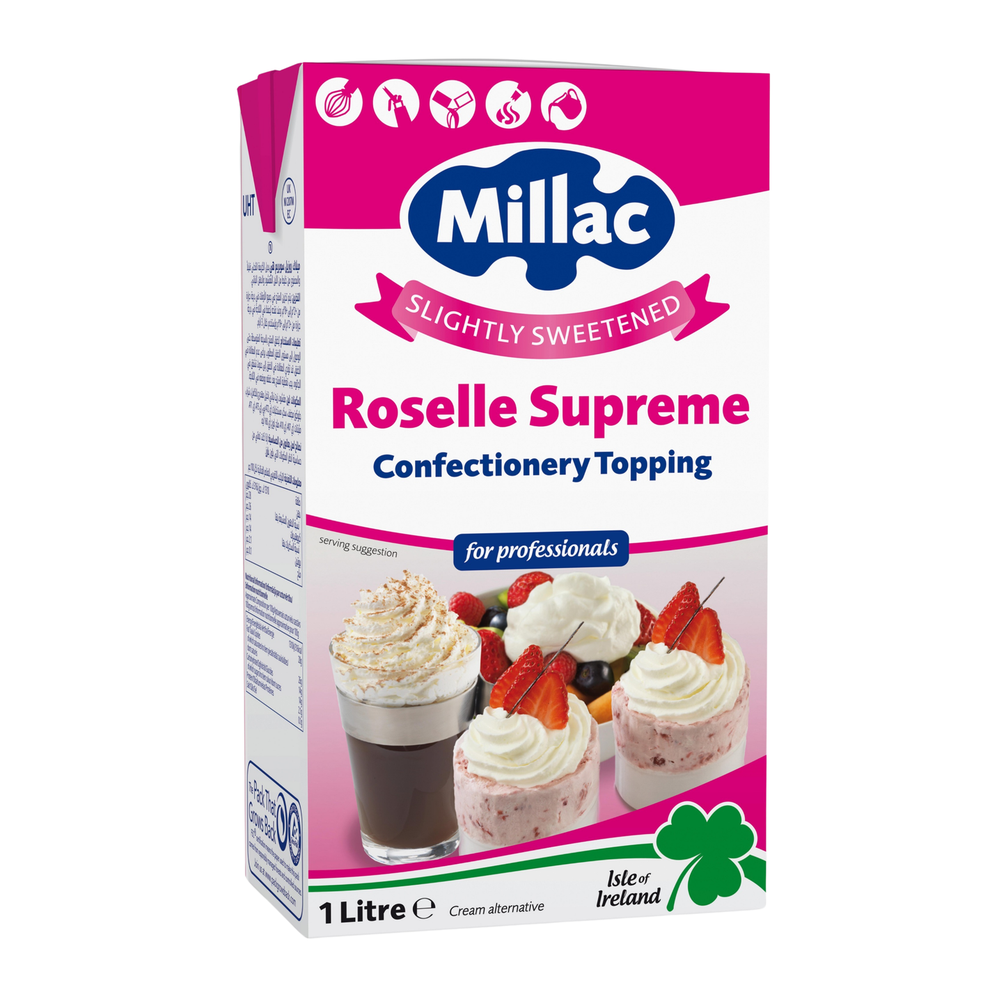 Millac Roselle Supreme Confectionery Topping