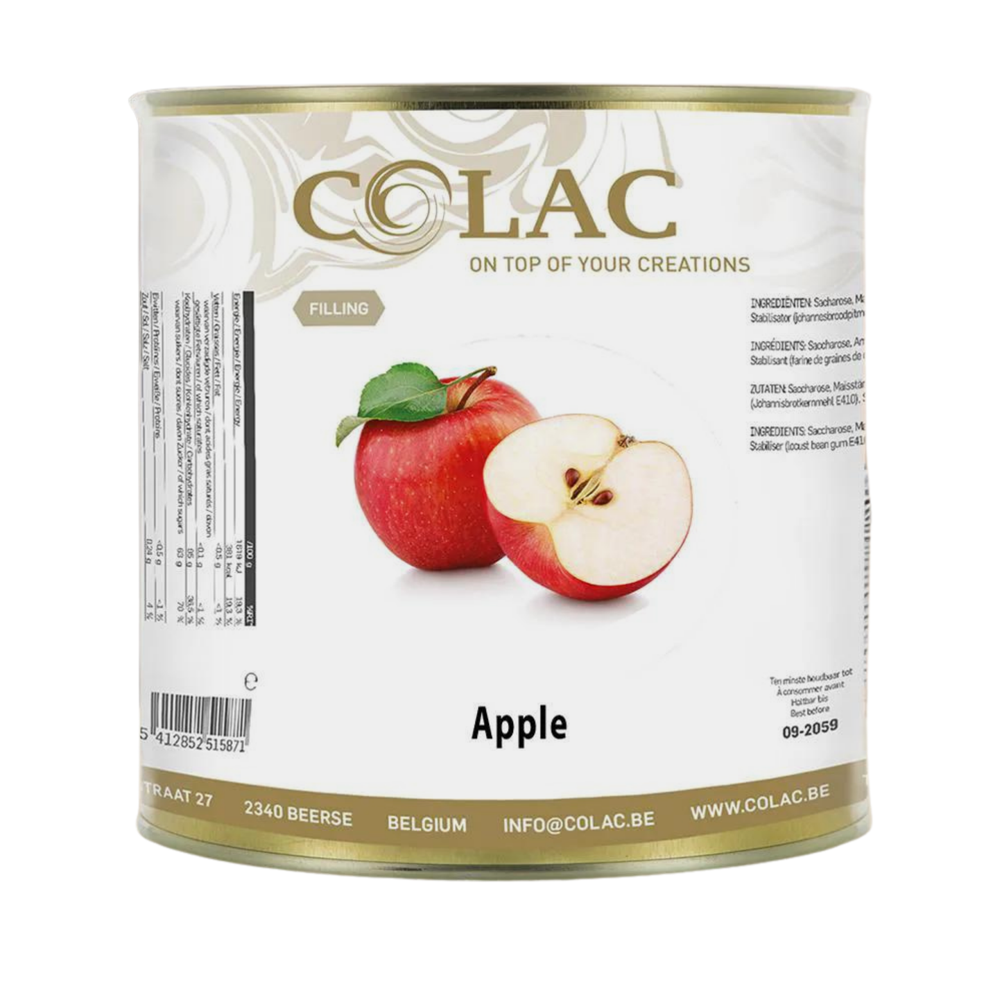 Colac Apple Pie Filling – 2.7kg