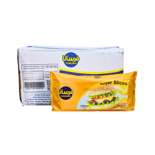 Forsan Burger Cheese Slices – 12 x 500g (Carton)