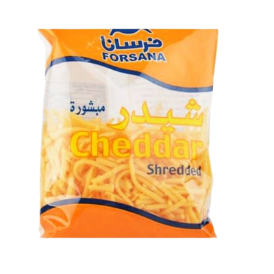 Forsan Shredded Cheddar Cheese 1Ctn x 6Pkts x 2Kg