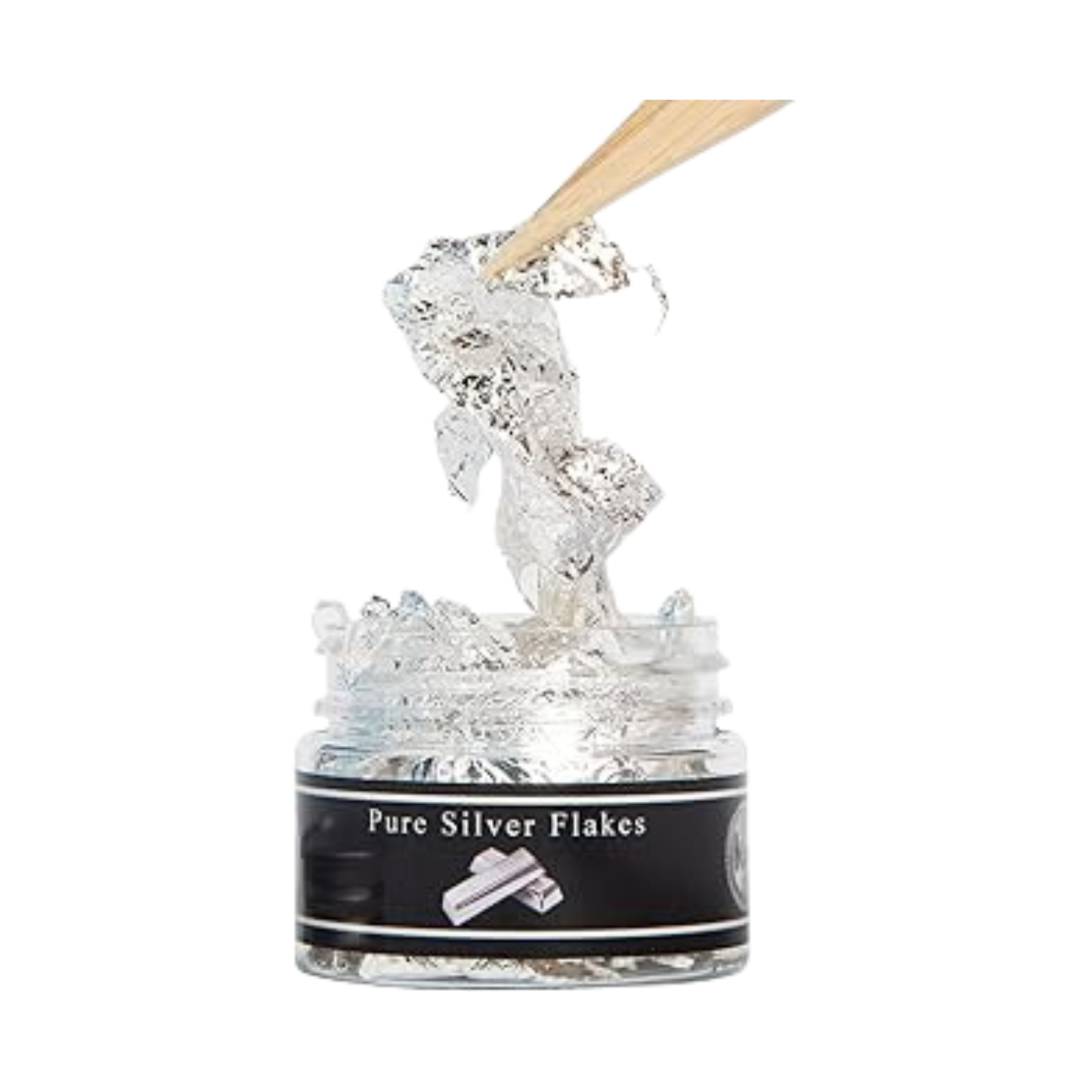 Edible Silver Flakes – 5g (1 Jar)