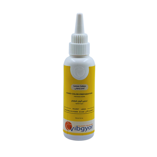 Vibgyor Lemon Yellow Food Color – 110 ml