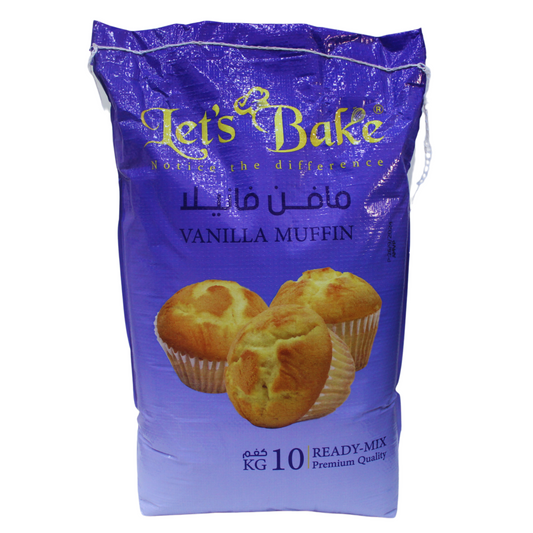 Let’s Bake Vanilla Muffin Mix – 10kg
