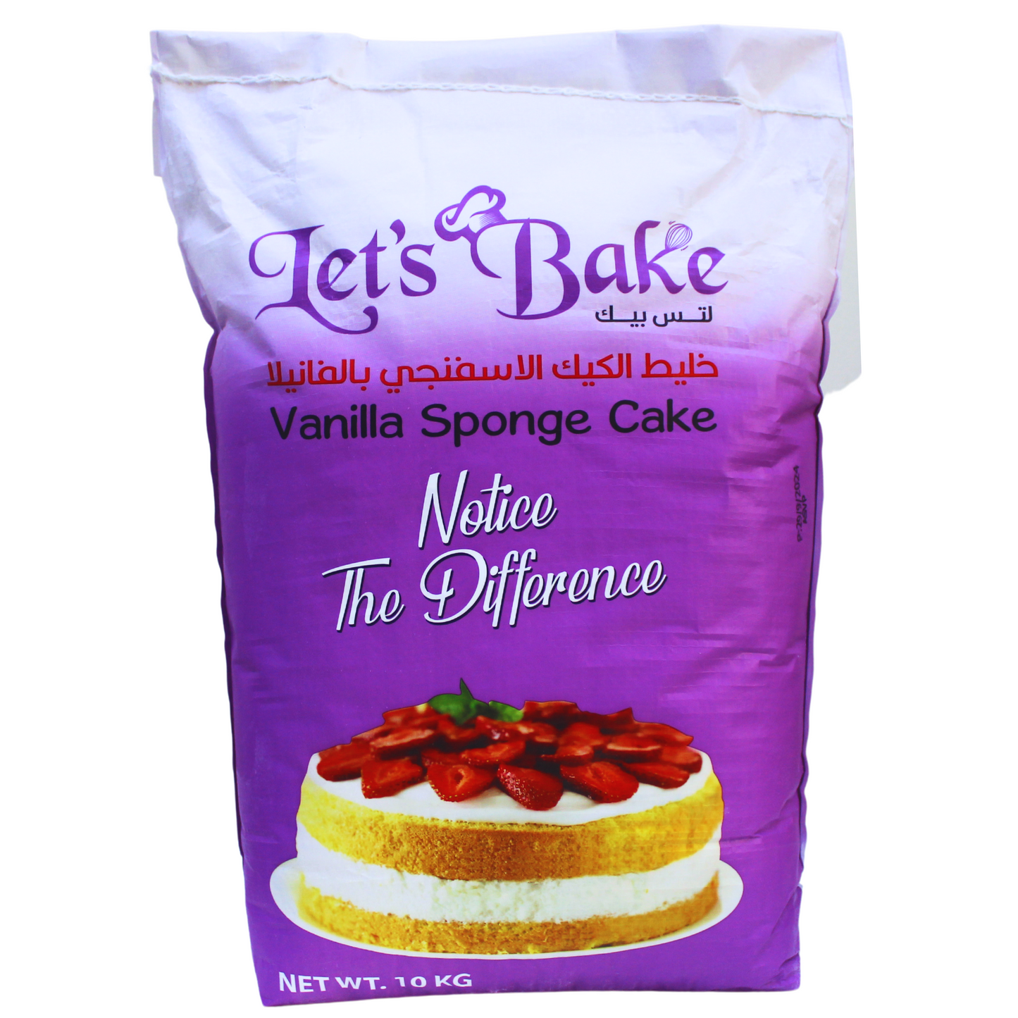Let’s Bake Vanilla Sponge Cake Mix – 10kg