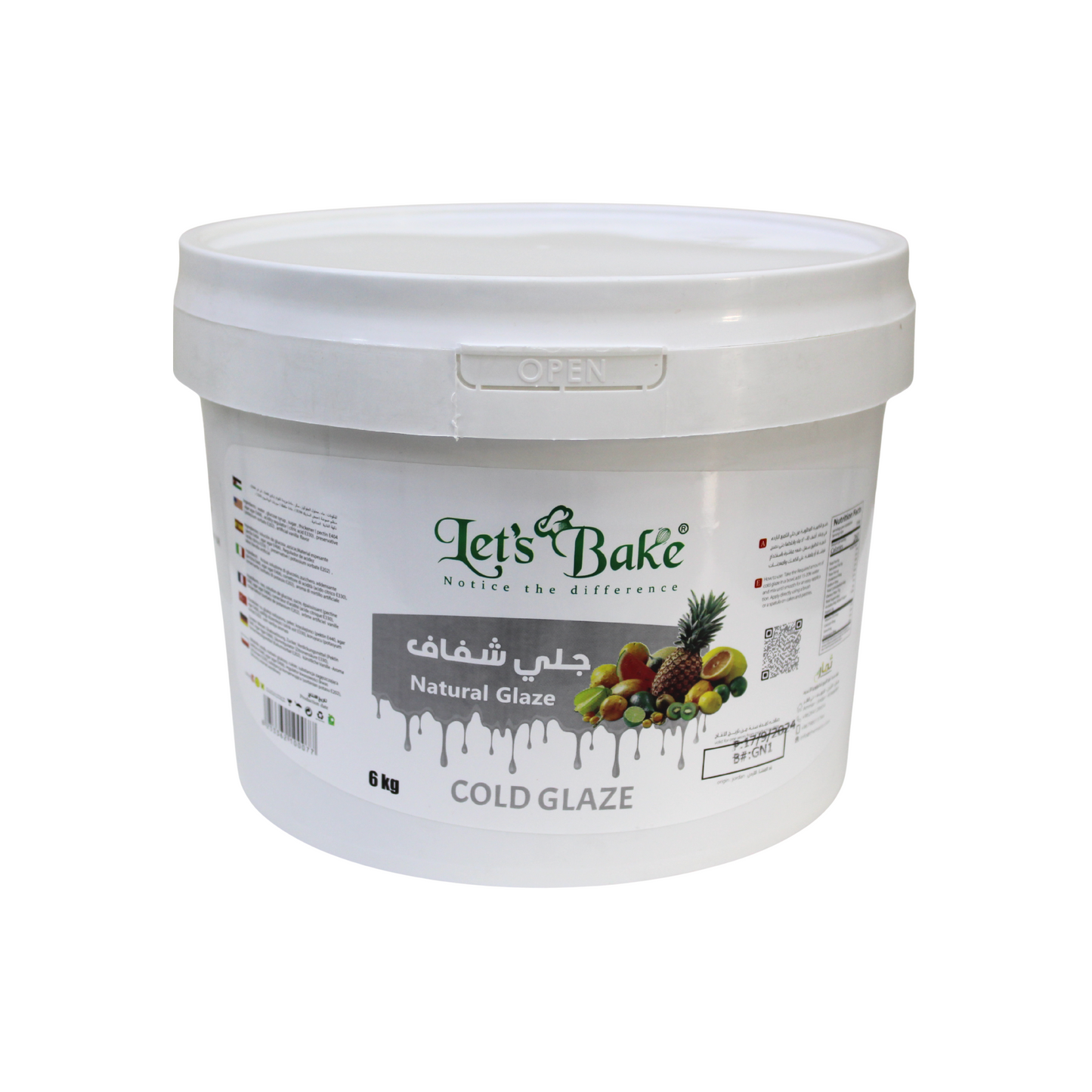 Let’s Bake Natural Cold Glaze – 6kg