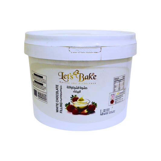 Let’s Bake White Chocolate Filling – 5kg
