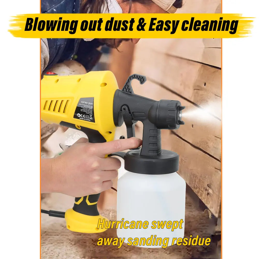 Electric Spray Gun – Adjustable Flow Paint Sprayer for Home, Car & DIY