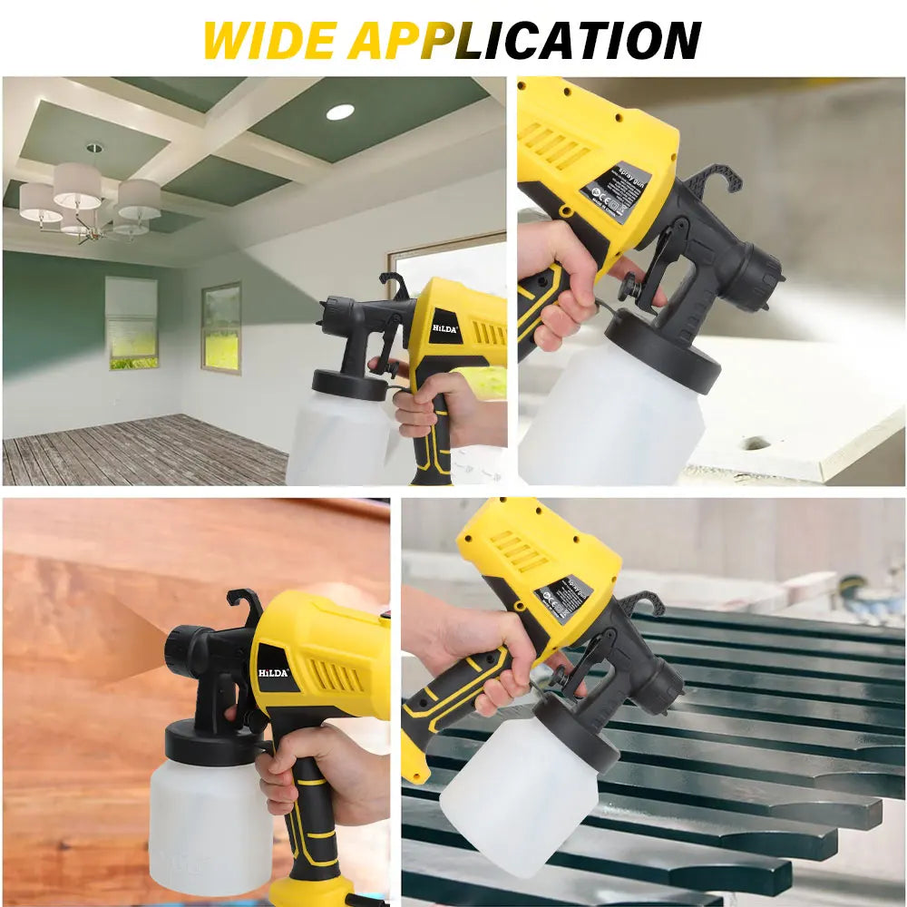 Electric Spray Gun – Adjustable Flow Paint Sprayer for Home, Car & DIY