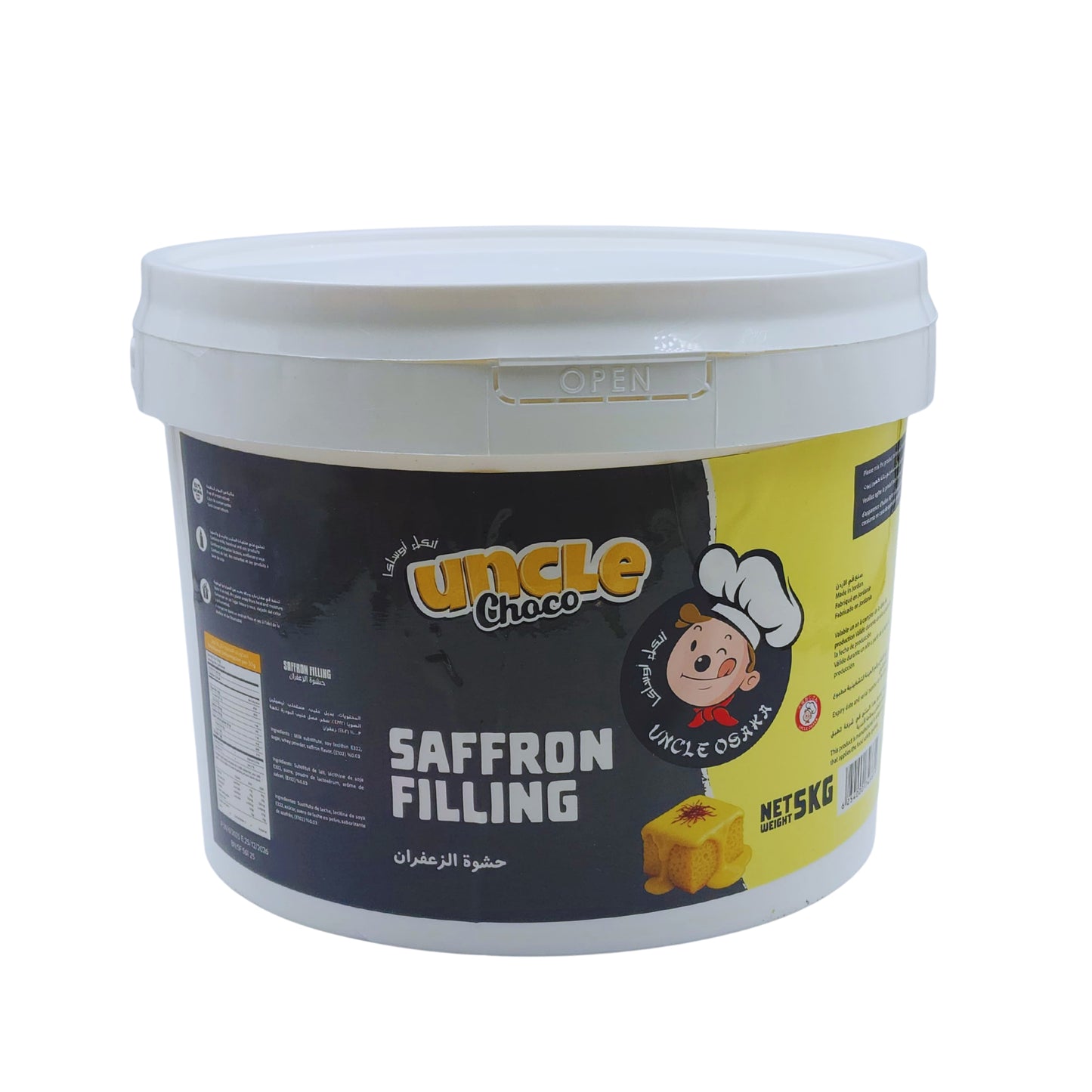 Uncle Choco – Saffron Filling (5KG)