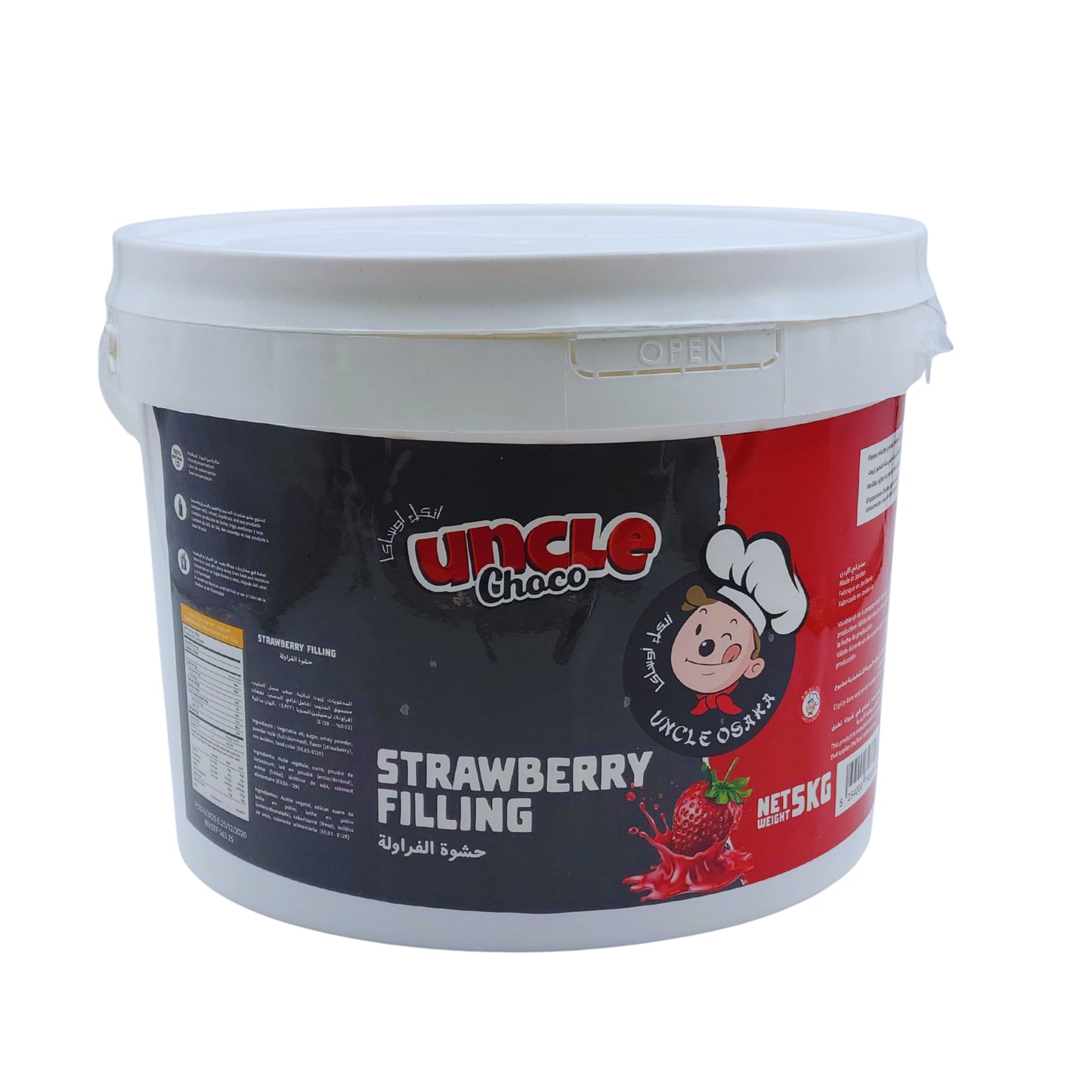 Uncle Choco – Strawberry Filling (5KG)