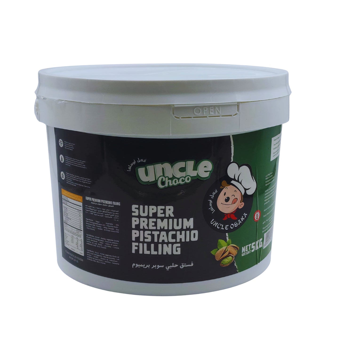 Uncle Choco – Super Premium Pistachio Filling (5KG)