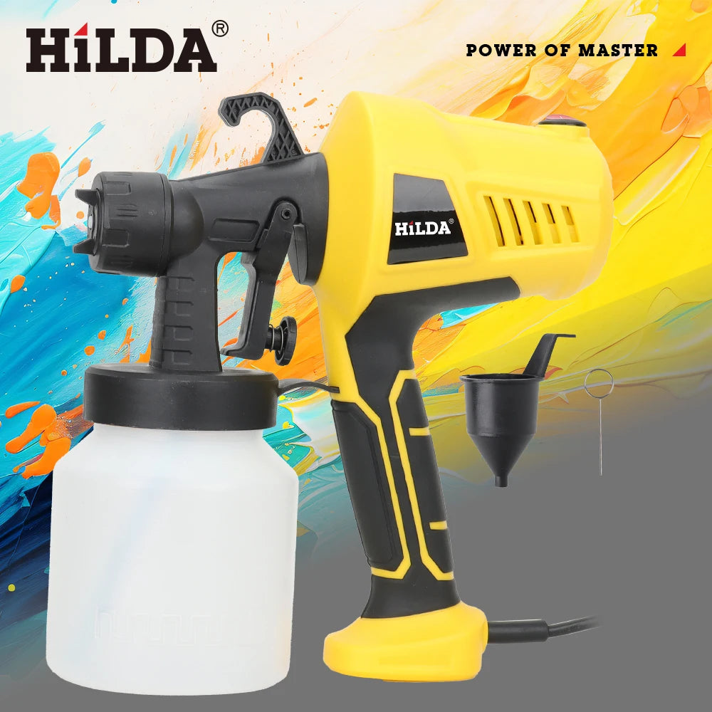 Electric Spray Gun – Adjustable Flow Paint Sprayer for Home, Car & DIY