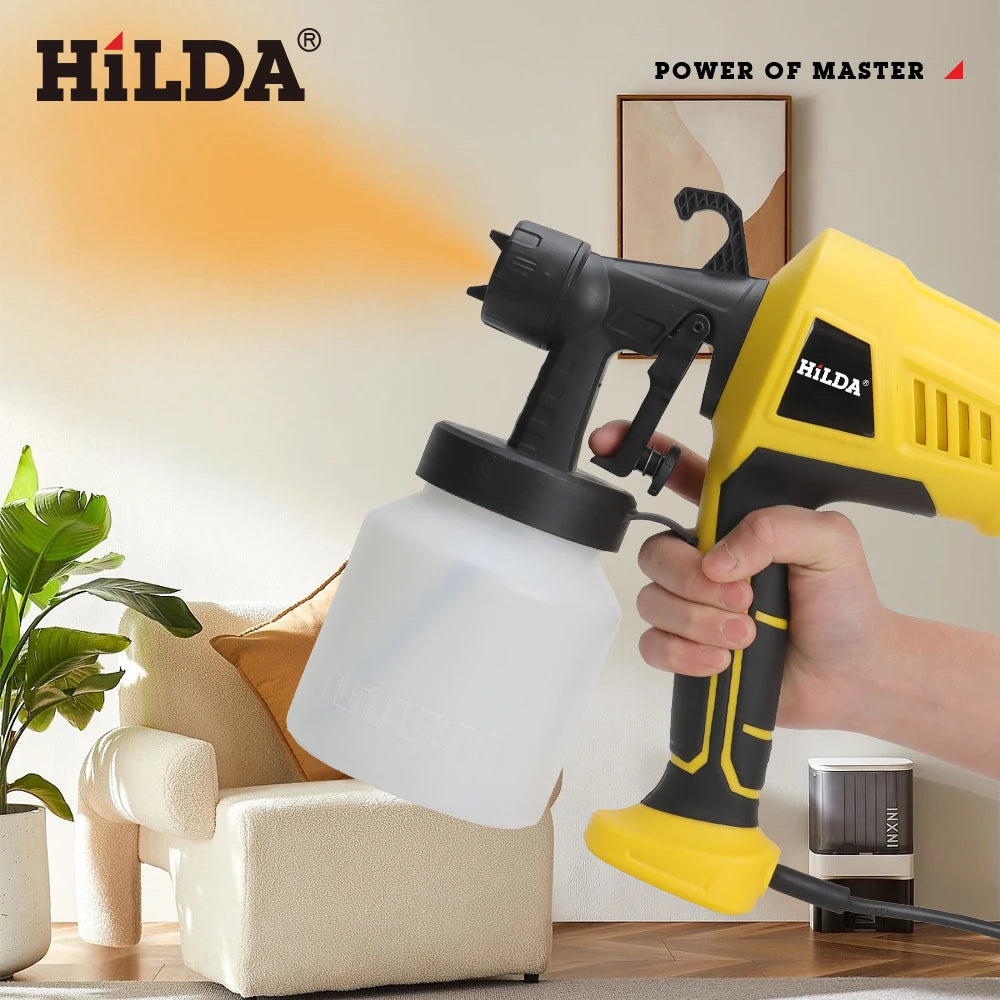 Electric Spray Gun – Adjustable Flow Paint Sprayer for Home, Car & DIY