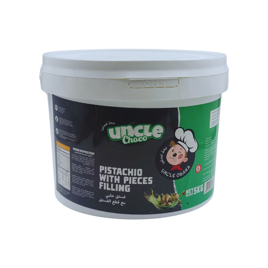 Uncle Choco Pistachio with Pieces Filling – 5kg