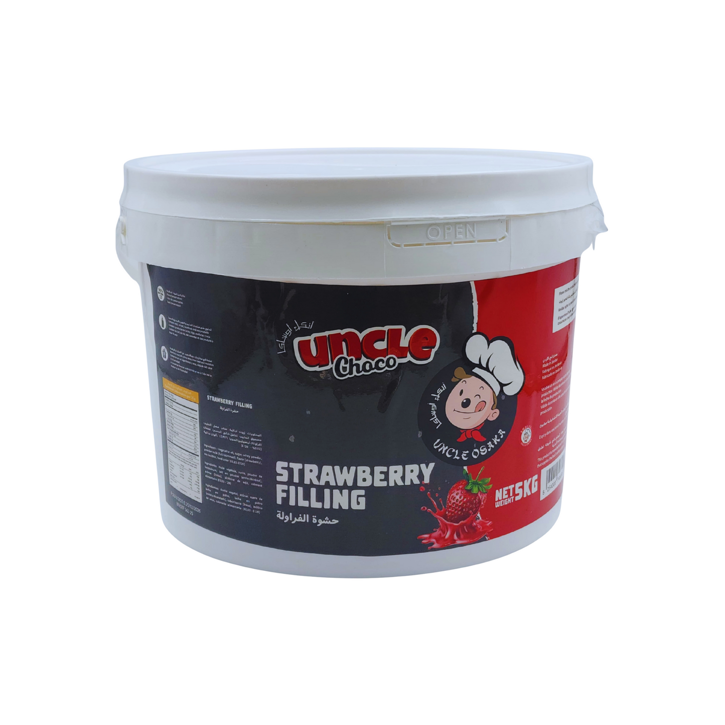 Uncle Choco – Strawberry Filling (5KG)