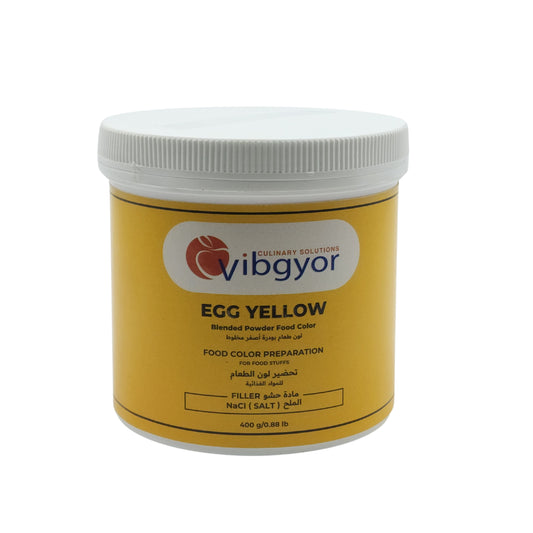 Vibgyor Egg Yellow Food Color Powder – 400g
