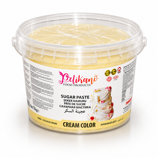 Pelikano Cream Color Sugar Paste – 1kg
