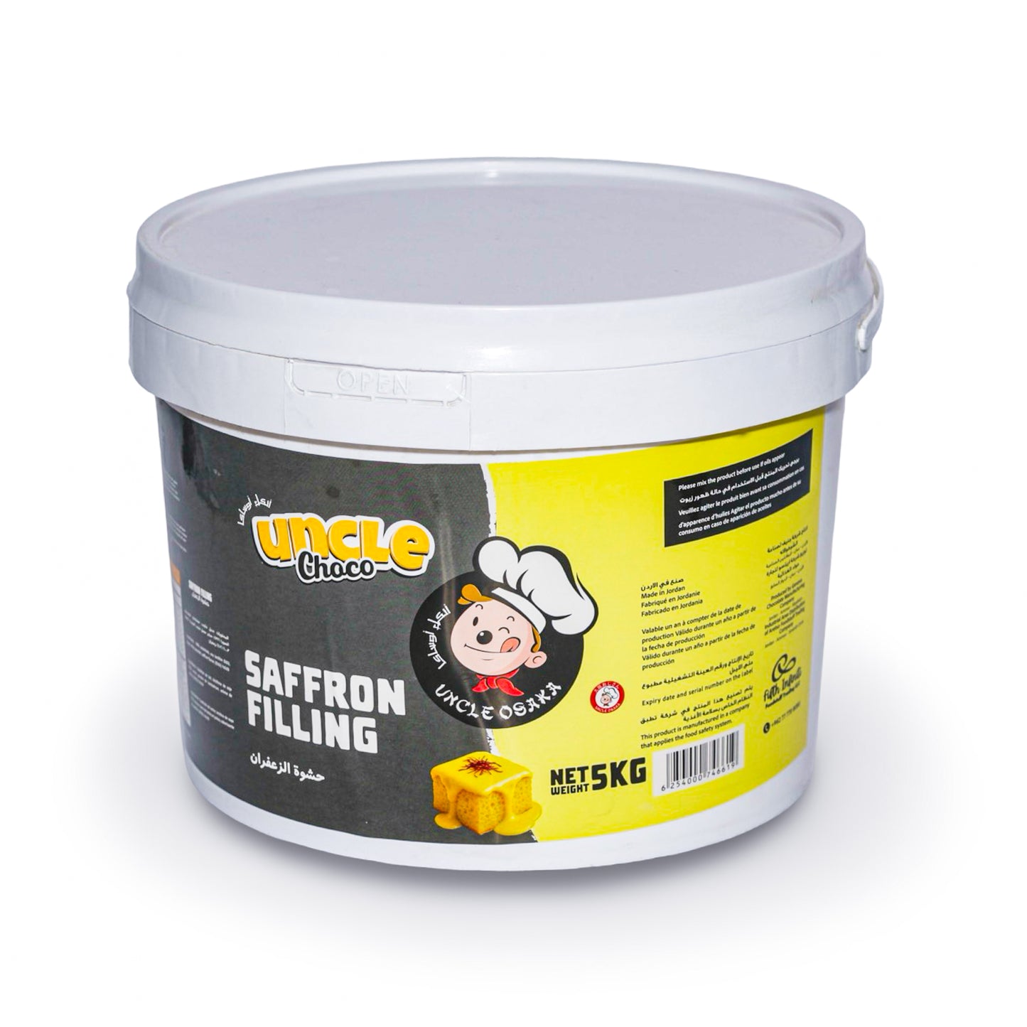 Uncle Choco Saffron Filling 5kg