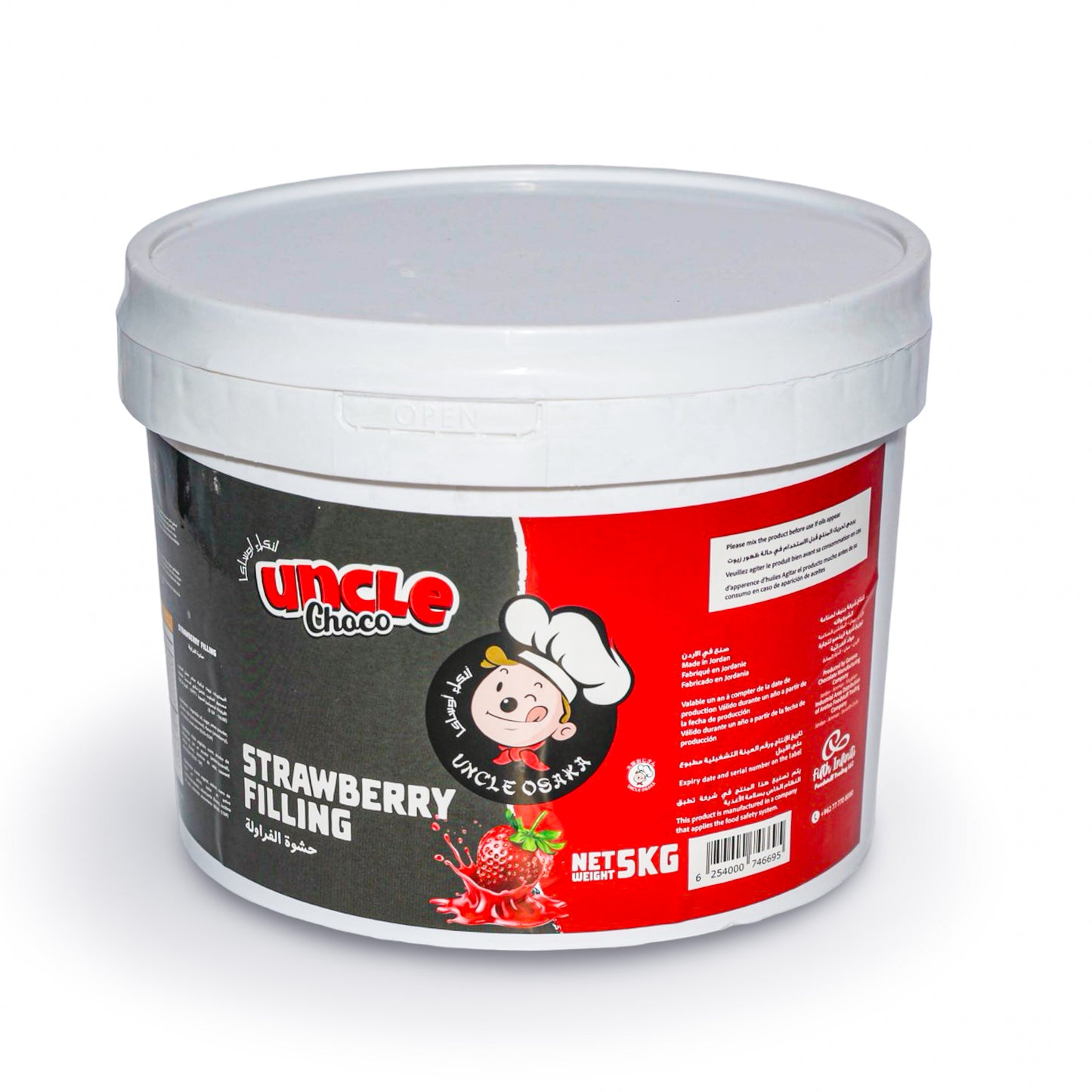 Uncle Choco Strawberry Filling 5kg