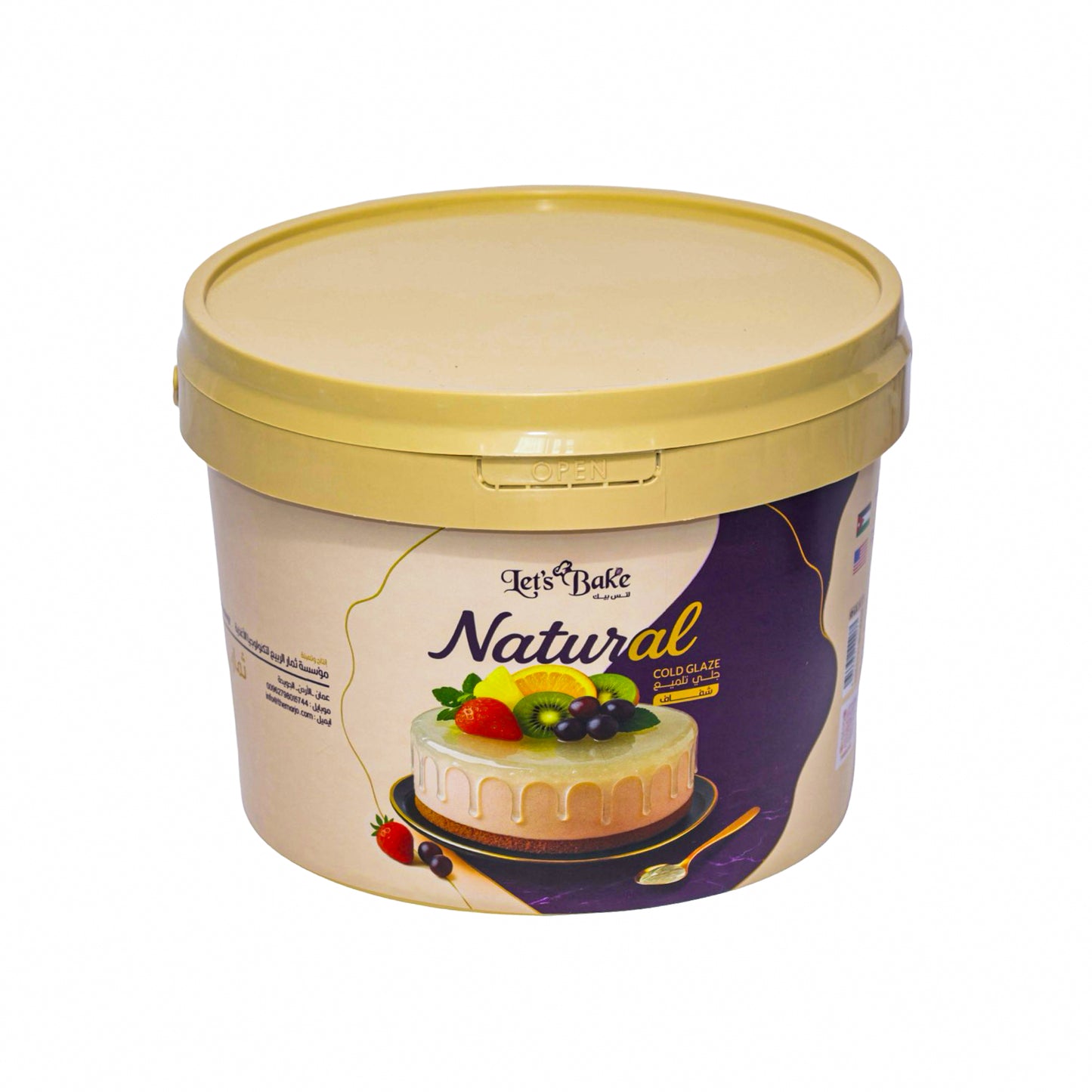 Lets Bake Natural Cold Glaze 5kg
