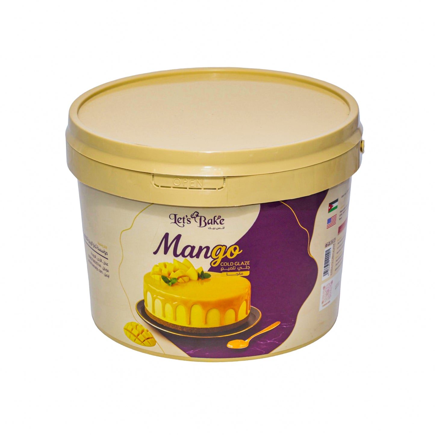 Lets Bake Mango Cold Glaze 5kg