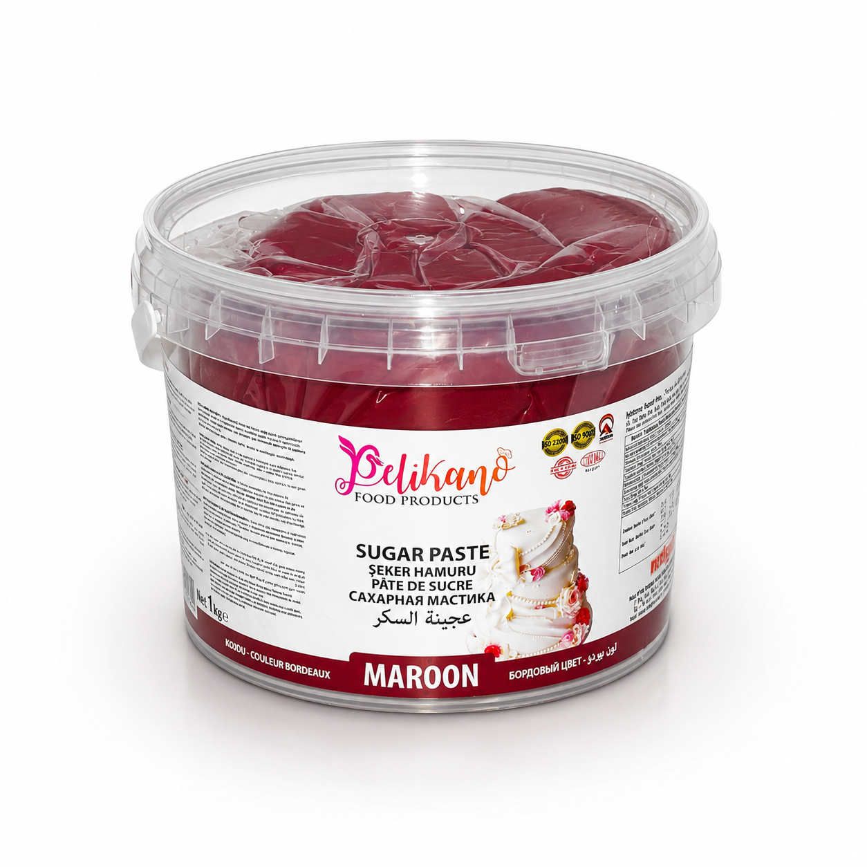 Pelikano Sugar Paste Maroon – 1kg