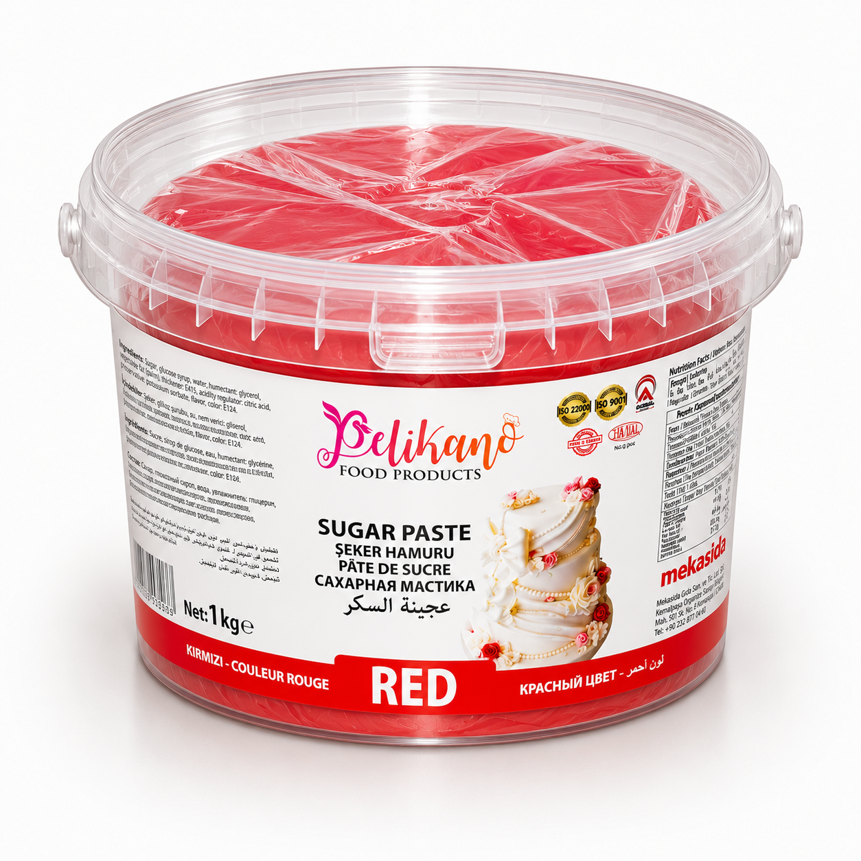 Pelikano Red Sugar Paste – 1kg
