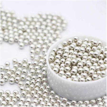 Edible Silver Sugar Balls