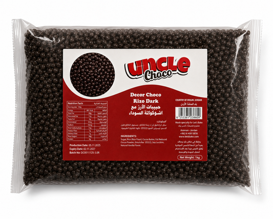 Uncle Choco Decor Choco Rizo Dark 1kg