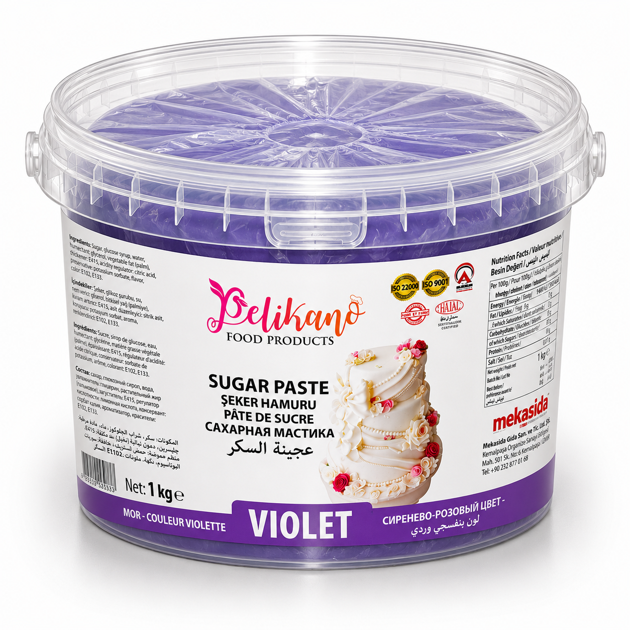 Pelikano Violet Sugar Paste – 1kg