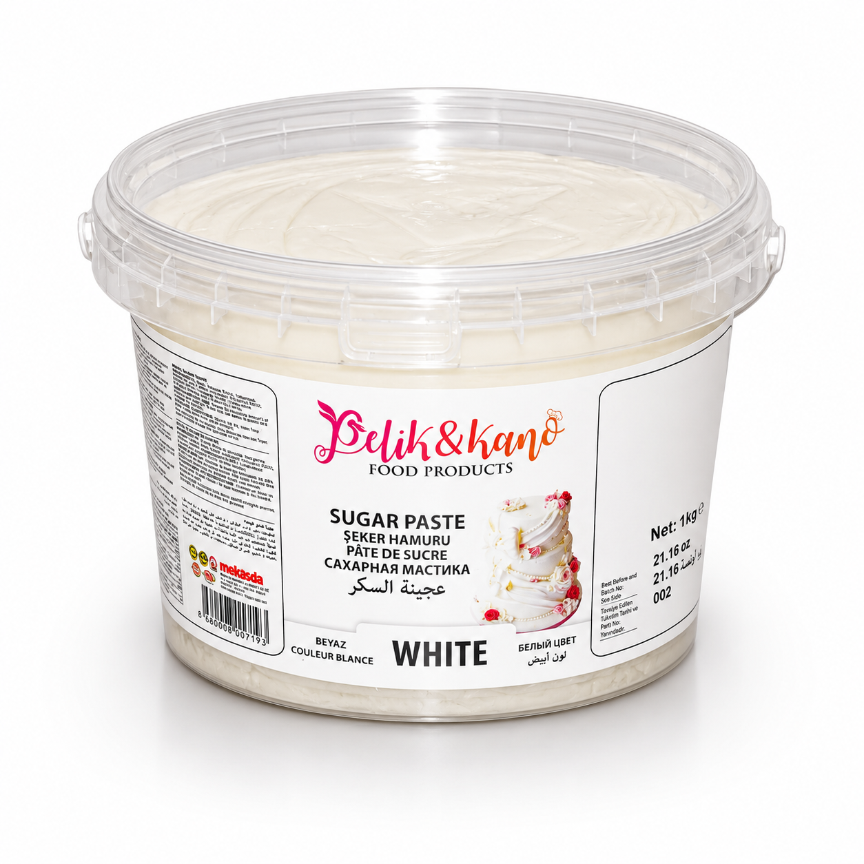 Pelikano Sugar Paste White – 1kg