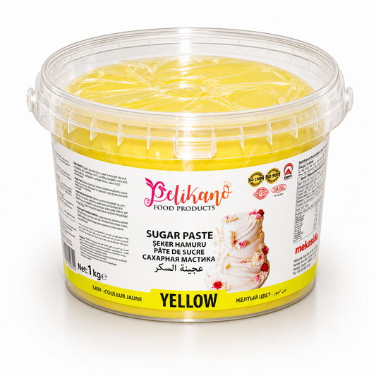 Pelikano Yellow Sugar Paste – 1kg